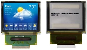 NHD-1.69-160128G, OLED Displays & Accessories 1.69 IN Full Color OLED Glass