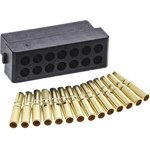 M80-8881405, Datamate Connector Kit Containing 14 way DIL Female Shell, Crimps