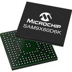 SAM9X60D6K-I/4GB, Microprocessors - MPU ARM926 MPU,BGA,IND TEMP,64Mb SDRAM