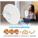Internet signal booster for 2G/3G/4G networks BAS-2368 (antenna, bracket ...