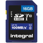 INSDH16G-100V10, 16GB High Speed SDHC UHS-I Memory Card, U1 V10 100MB/s