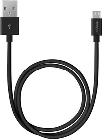 Фото 1/8 72103, Дата-кабель USB-microUSB, 1.2м, черный Deppa