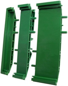 CIME/M/SE2250SSGREEN, DIN Rail Support End Section, Mini, 22.5x20x92mm, Green, Polyamide, IP20