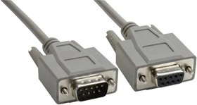 Фото 1/2 CS-DSNULW19MF-005, D-Sub Cables CABLE DB9M/F NULL MDM 5
