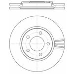 D6104710, Диск тормозной
