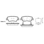 P1262302, Колодки дисковые