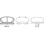 P1367302, Колодки дисковые