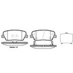 P1374302, Колодки дисковые