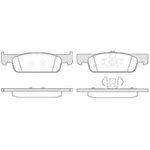 P1440300, Колодки дисковые