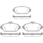 P1492308, Колодки дисковые