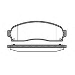 P905300, Колодки дисковые