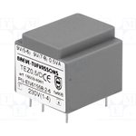 TEZ0.5/D230/9-9V, Трансформатор: залитый, 0,5ВА, 230ВAC, 9В, 9В, 27,7мА, 27,7мА, PCB