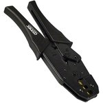 47-10110, CRIMP TOOL W/DIE SET, RATCHET,COAXIAL CABLE