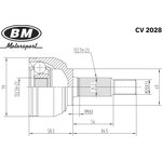 CV2028 ШРУС наружный