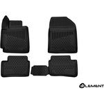 ELEMENT3D2564210, Комплект резиновых автомобильных ковриков 3D в салон KIA ...