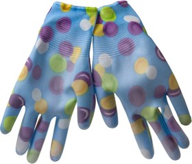 Садовые перчатки MasterProf, цветные, полиэстер с обливкой из нитрила, размер M ДС.070792