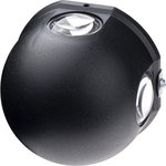 Настенный накладной светильник NUOVO LED 4Вт ABS пластик 3000К IP 54 черный 4 ...
