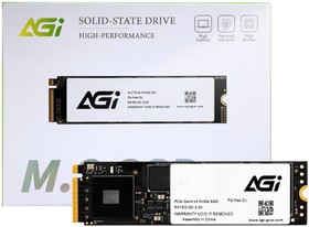 Фото 1/5 Твердотельный накопитель SSD AGI 2TB M.2 AGI2T0G44AI838 3D NAND TLC, 7400/6700