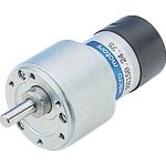 RH158-12-75, DC Motor, 39.6 mm, with Gearbox 75:1 12 VDC