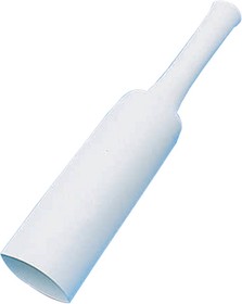 F22111/2 WH105, Heat-Shrink Tubing Polyolefin, 19.05 ... 38.1mm, White, 1.22m