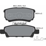 2401401, Колодки тормозные дисковые задн DODGE: CALIBER 06-, JEEP ...