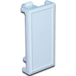 Заглушка Mosaic 22.5x45, 1М, белая, LANMASTER LAN-SIP-22B-WH