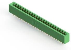 305-044-521-201, Standard Card Edge Connectors 44P .156" x .140" Green