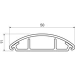 Кабельный канал напольный LO 50_KD