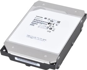 Фото 1/10 Жесткий диск Toshiba SAS 3.0 16Tb MG08SCA16TE Server 512E (7200rpm) 512Mb 3.5"