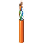 1752A 0021000, Cat5e Ethernet Cable, U/UTP, Red PVC Sheath, 305m