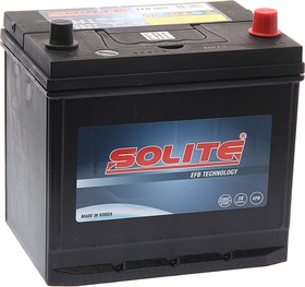 6СТ70(0) Q85L, Аккумулятор SOLITE EFB Asia 70А/ч обратная полярность