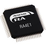R7FA4E10D2CFM#AA0, 32bit ARM Cortex M33 Microcontroller, RA4E1, 100MHz ...