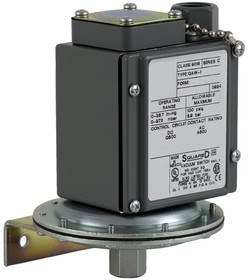 9016GAW21, Industrial Pressure Sensors VACUUM SWITCH 480VAC 10 AMP G +OPTIONS