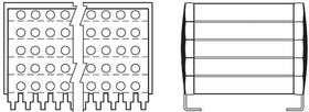 SM047C125KBJ360, Specialty Ceramic Capacitors 500V 1.2uF UNCOATED 10% Tol STACKED