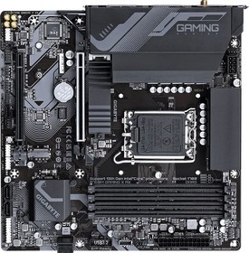 Фото 1/10 Материнская плата Gigabyte B760M GAMING X AX Soc-1700 Intel B760 4xDDR5 mATX AC`97 8ch(7.1) 2.5Gg RAID+HDMI+DP