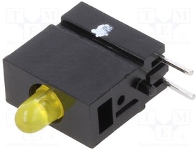 1808.7033, LED; in housing; yellow; 2.8mm; No.of diodes: 1; 2mA; 60°; 1.2?4mcd