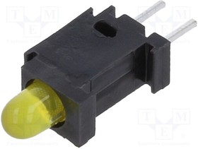 2311.7031, LED; in housing; yellow; 2.8mm; No.of diodes: 1; 20mA; 60°; 10?20mcd