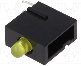 1808.7131, LED; in housing; yellow; 2.8mm; No.of diodes: 1; 20mA; 60°; 10?20mcd