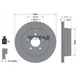 92165503, Диск тормозной OPEL ANTARA 06-, CHEVROLET CAPTIVA 06-,