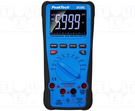 P 2035, Цифровой мультиметр; USB; LCD 3 5/6 цифры (5999); -20-1000°C