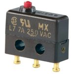 1SX1-T, Basic / Snap Action Switches 7A PIN PLNGR Solder