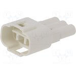 572-003-000-100, Pin & Socket Connectors W TO W 3 PIN PLUG WHITE