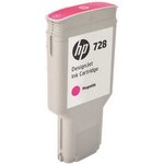 Картридж струйный HP 728 F9K16A пур. 300мл для DJ T730/T830