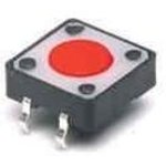 FSM103A, Switch Tactile OFF (ON) SPST Round Button Gull Wing 0.05A 24VDC 2.55N ...
