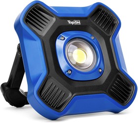 Фото 1/10 Аккумуляторный фонарь TopON TOP-MX5B LED 50 Вт 5000 лм 14.6 В 4.0 Ач 58.4 Втч синий