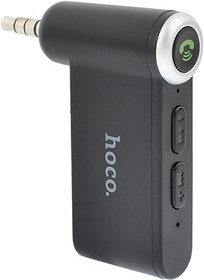 Фото 1/4 Автомобильный Bluetooth-приемник HOCO E58 Magic 140 мАм Jack 3.5мм, Bluetooth (черный)