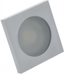 Denkirs DK3013-AL Встраиваемый светильник влагозащ., IP 44, 50 Вт, GU10, серый, алюминий