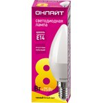 Лампа светодиодная 71 632 OLL-C37-8-230-2.7K-E14-FR 8Вт свеча 2700К тепл. бел ...