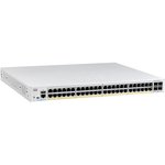 Коммутатор CISCO Catalyst 1000 48x 10/100/1000 Ethernet RJ-45 ports, 4x 1G SFP uplinks , Fanless, C1000-48T-4G-L