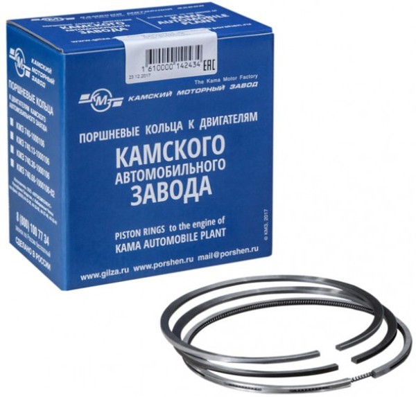 Кольца поршневые Камаз (к-т на 1 поршень) Евро-1 2 3 (мс/к 3мм) Федерал Могул (ОАО "Камаз")